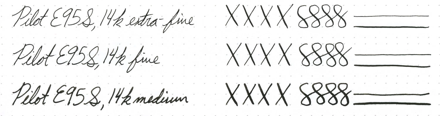 Pilot E95s Fountain Pen - Black 14 Pilot E95s Fountain Pen - Black - Image 12