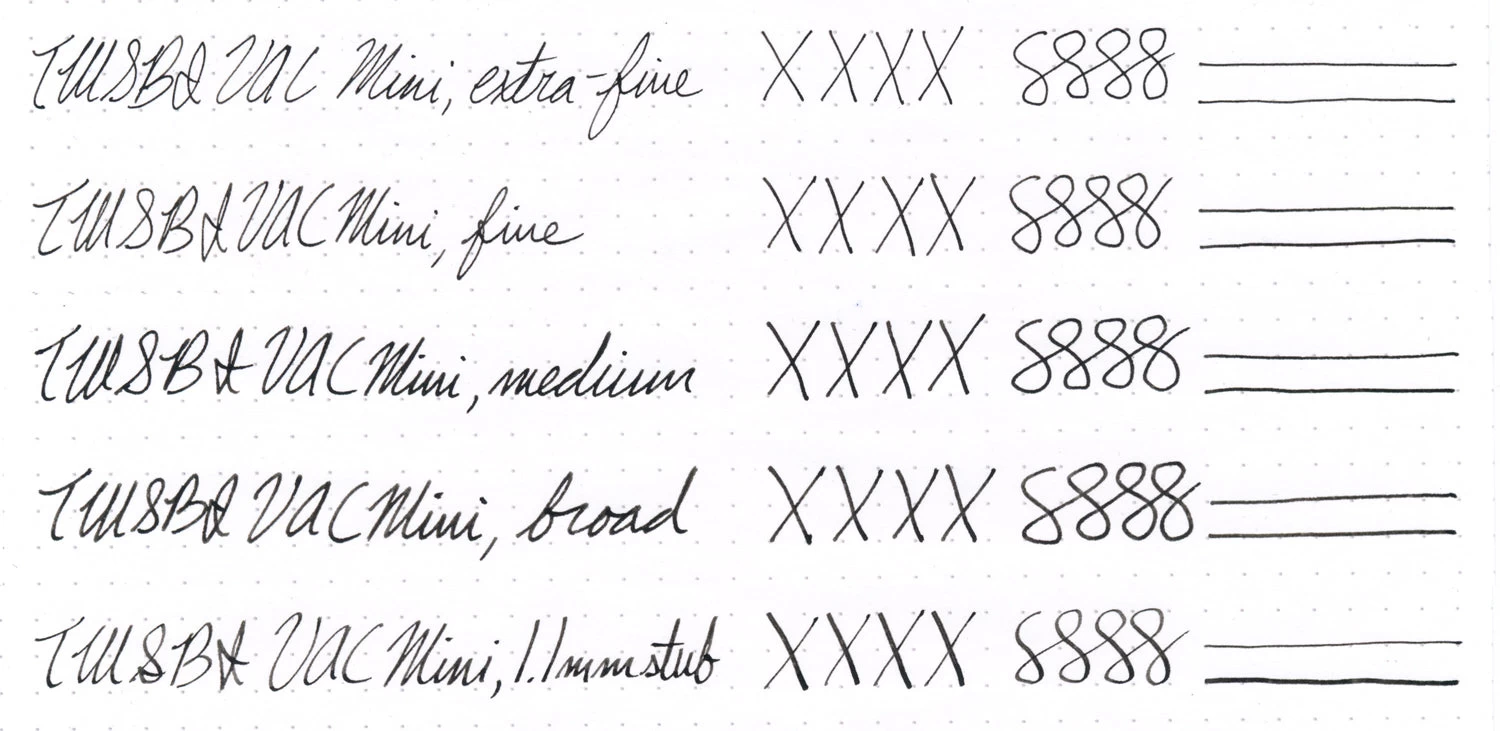 TWSBI Vac Mini Fountain Pen - Smoke 14 TWSBI Vac Mini Fountain Pen - Smoke - Image 12