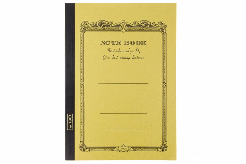 Apica CD-15 B5 Notebook - Mustard, Lined 3 Apica CD-15 B5 Notebook - Mustard, Lined