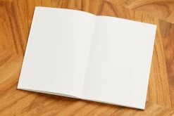 Apica Premium CD A5 Notebook - Black, Blank -Office Tools Apica Interior Premium CD A5 Blank Detail 2