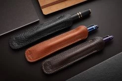 Aston Leather Single Slip Pen Pouch - Tan -Office Tools Aston Leather SinglePenPouch Black DarkBrown Tan Group 2 0ad4dd83 2f45 4833 9706 1e7689a40bca