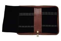 Aston Leather 10 Slot Pen Case - Cognac -Office Tools AstonLeather 10PenCase Cognac OW 3