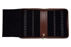 Aston Leather 20 Slot Pen Case - Cognac -Office Tools AstonLeather 20PenCase Congac OW 3