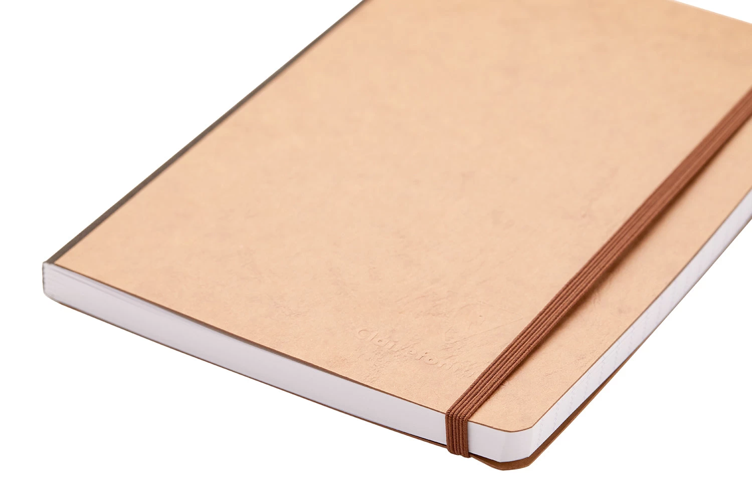 Clairefontaine Basic Clothbound A5 Notebook - Tan, Dot Grid 5 Clairefontaine Basic Clothbound A5 Notebook - Tan, Dot Grid - Image 3