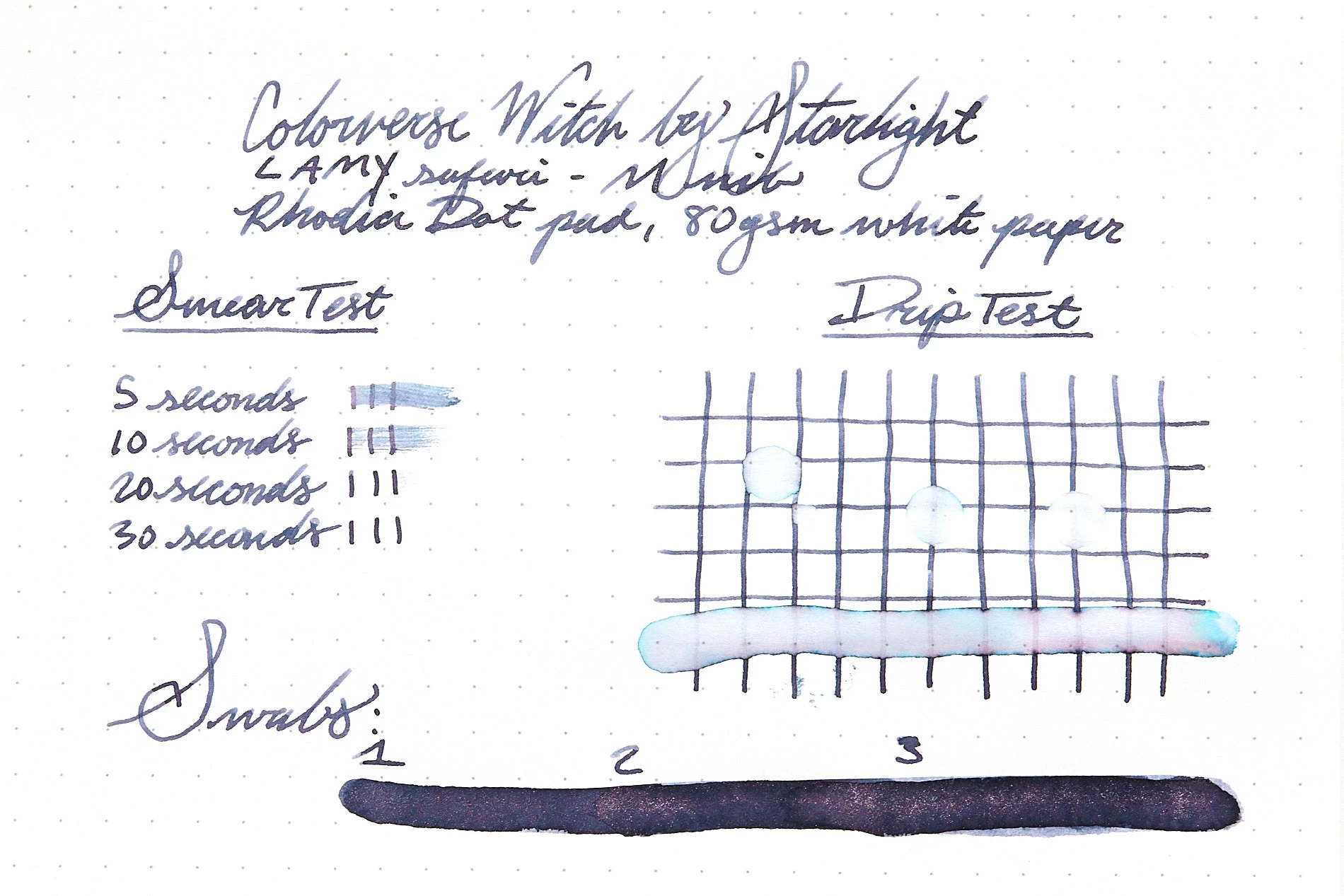 Colorverse Witch By Starlight - Ink Sample 6 Colorverse Witch By Starlight - Ink Sample - Image 4