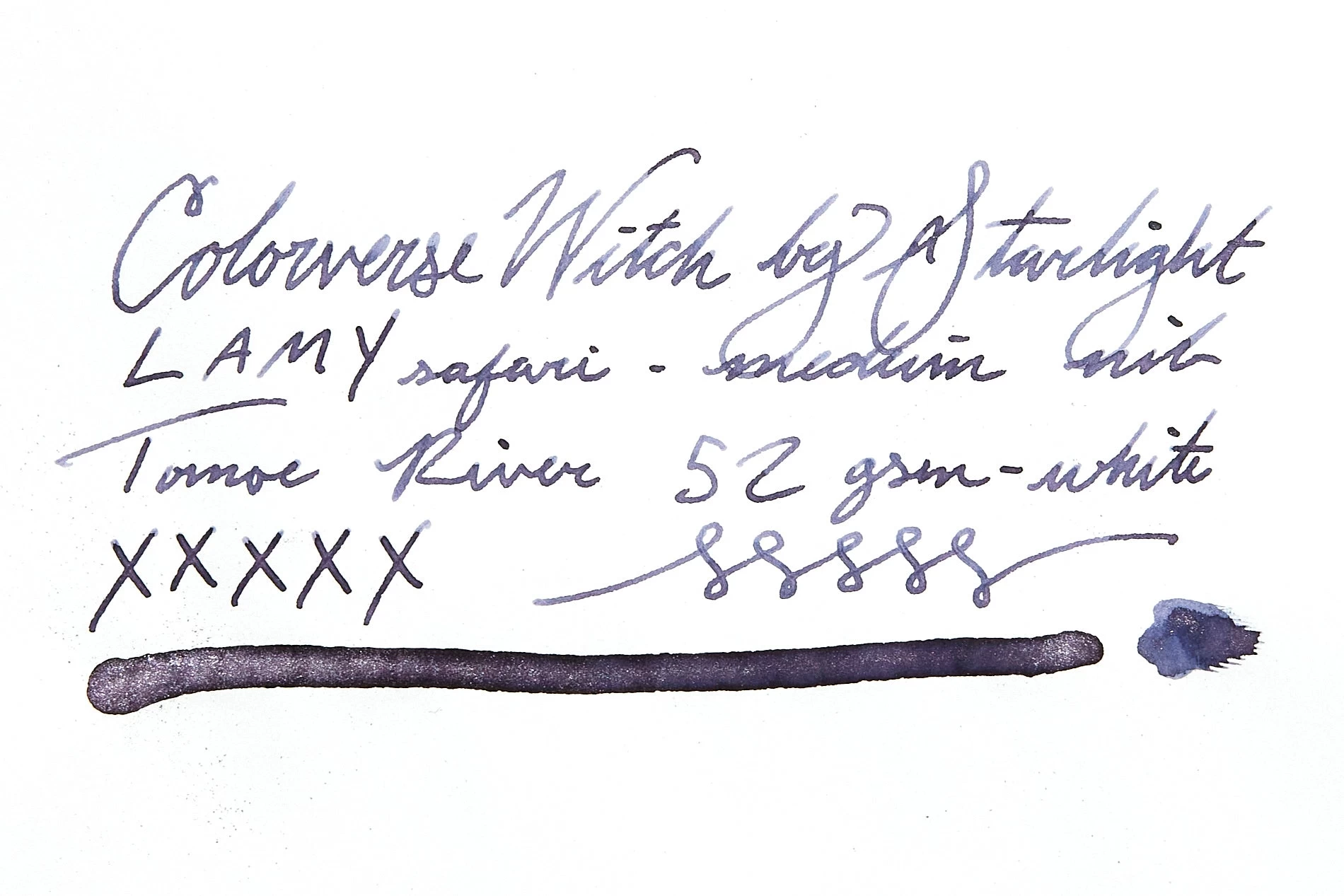 Colorverse Witch By Starlight - Ink Sample 5 Colorverse Witch By Starlight - Ink Sample - Image 3