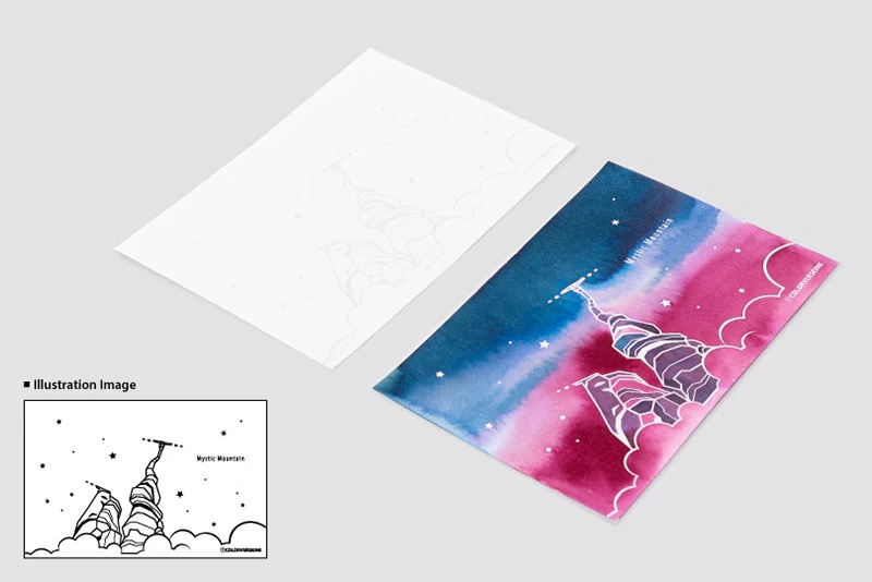 Colorverse Ink Art Cards - Hubble (Size B) 9 Colorverse Ink Art Cards - Hubble (Size B) - Image 7