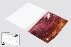 Colorverse Ink Art Cards - Hubble (Size C) -Office Tools Colorverse HubbleArtCards SizeC stock 12