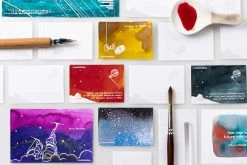Colorverse Ink Art Cards - Hubble (Size C) -Office Tools Colorverse HubbleArtCards SizeC stock 9