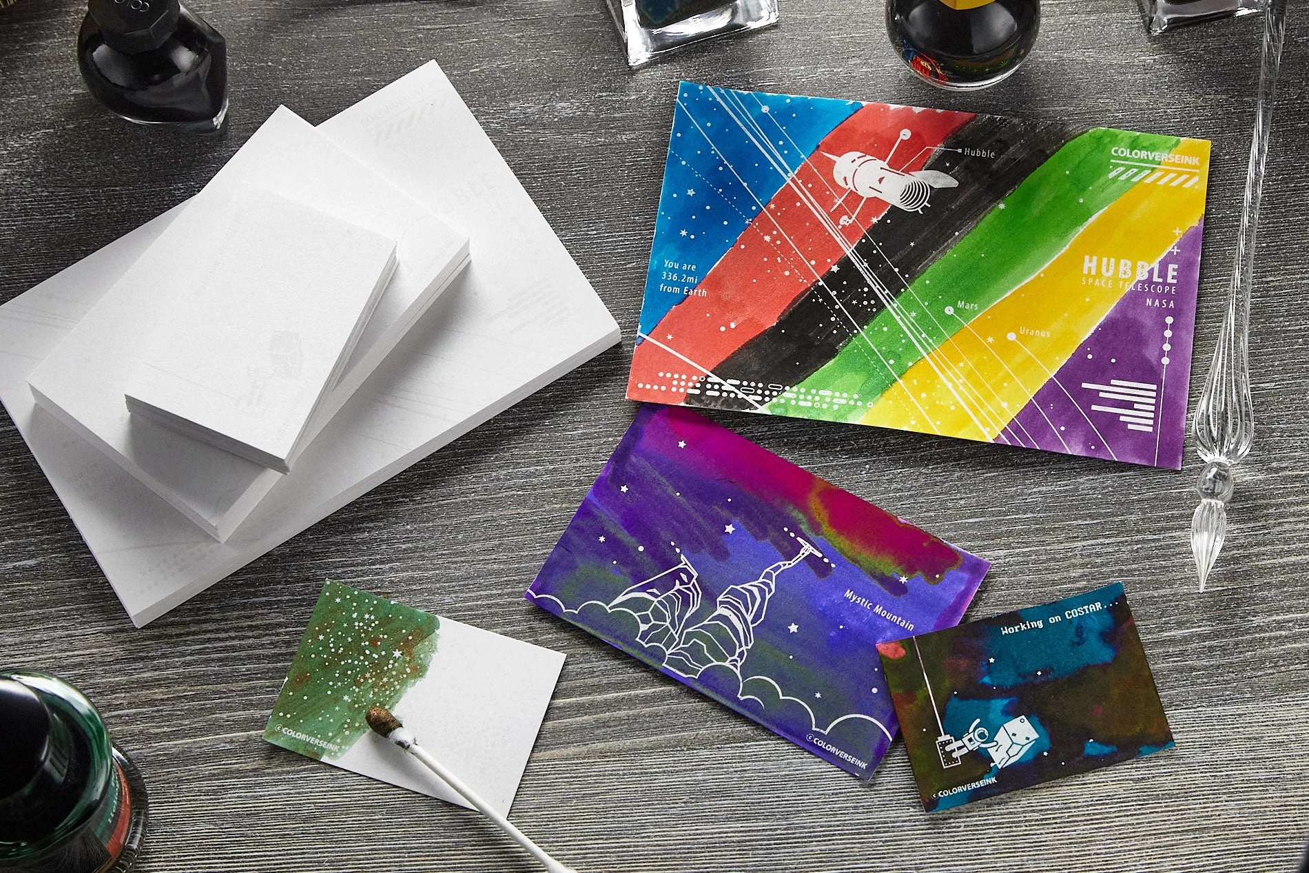Colorverse Ink Art Cards - Hubble (Size B) 7 Colorverse Ink Art Cards - Hubble (Size B) - Image 5
