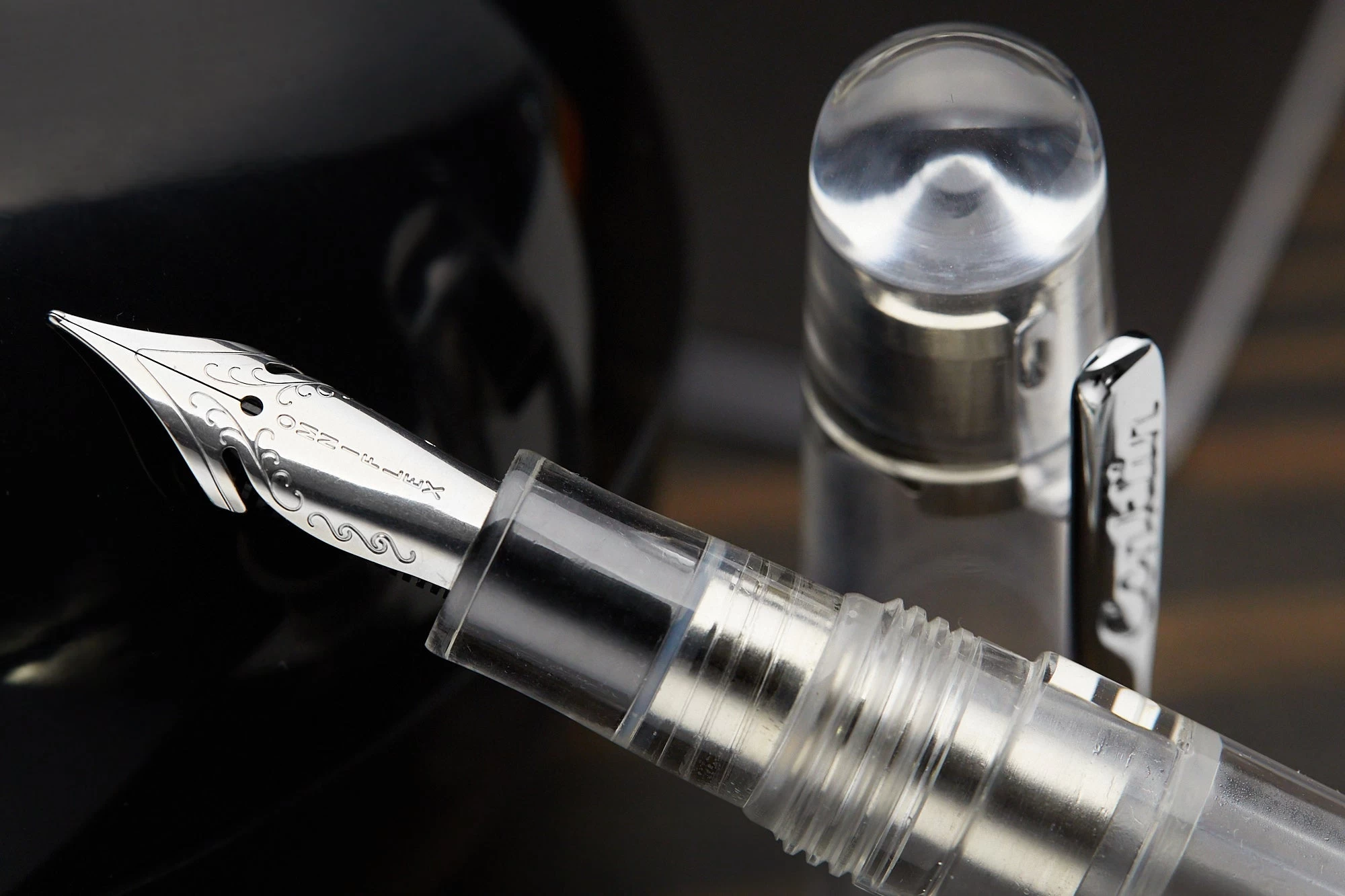 Conklin All American Fountain Pen - Demo/Silver (Special Edition) 7 Conklin All American Fountain Pen - Demo/Silver (Special Edition) - Image 5