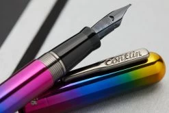 Conklin Mark Twain Crescent Filler Fountain Pen - Rainbow (Limited Edition) 14 Conklin Mark Twain Crescent Filler Fountain Pen - Rainbow (Limited Edition) -Office Tools Conklin Crescent Rainbow LE 5