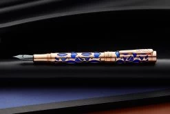 Conklin Endura Deco Crest Fountain Pen - Blue 22 Conklin Endura Deco Crest Fountain Pen - Blue -Office Tools Conklin Endura DecoCrest Blue 2