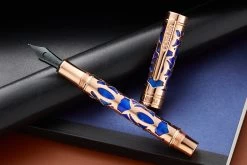 Conklin Endura Deco Crest Fountain Pen - Blue 26 Conklin Endura Deco Crest Fountain Pen - Blue -Office Tools Conklin Endura DecoCrest Blue 6