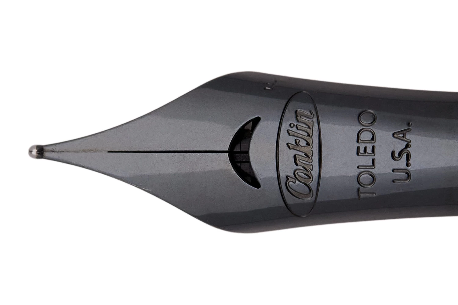 Conklin Endura Deco Crest Fountain Pen - Blue 6 Conklin Endura Deco Crest Fountain Pen - Blue - Image 4