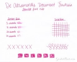 De Atramentis Document Ink Fuchsia - Ink Sample -Office Tools DeAtramentis DocumentFuchsia 1 f16a5777 76b8 475f a0e2 f276d31fdb88