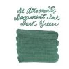 De Atramentis Document Ink Dark Green - Ink Sample -Office Tools DeAtramentis DocumentInk DarkGreen SwabText New