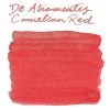 De Atramentis Pearlescent Camelien Red-Copper - Ink Sample -Office Tools DeAtramentis Pearlescent CamelianRed SwabText
