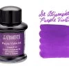 De Atramentis Purple Violet - 45ml Bottled Ink -Office Tools DeAtramentis PurpleViolet BS SwabText c7ff4da4 8373 4270 a203 3baaffb5d07d