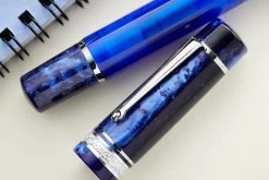 Delta DV Original Mid-Size Fountain Pen - Blue Demonstrator (Special Edition) -Office Tools Delta DV Original BlueDemo 7