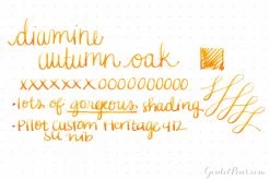 Diamine Autumn Oak - Ink Sample -Office Tools Diamine AutumnOak 4 6cd4c30d 8503 4f0e 80e2 594996776df2