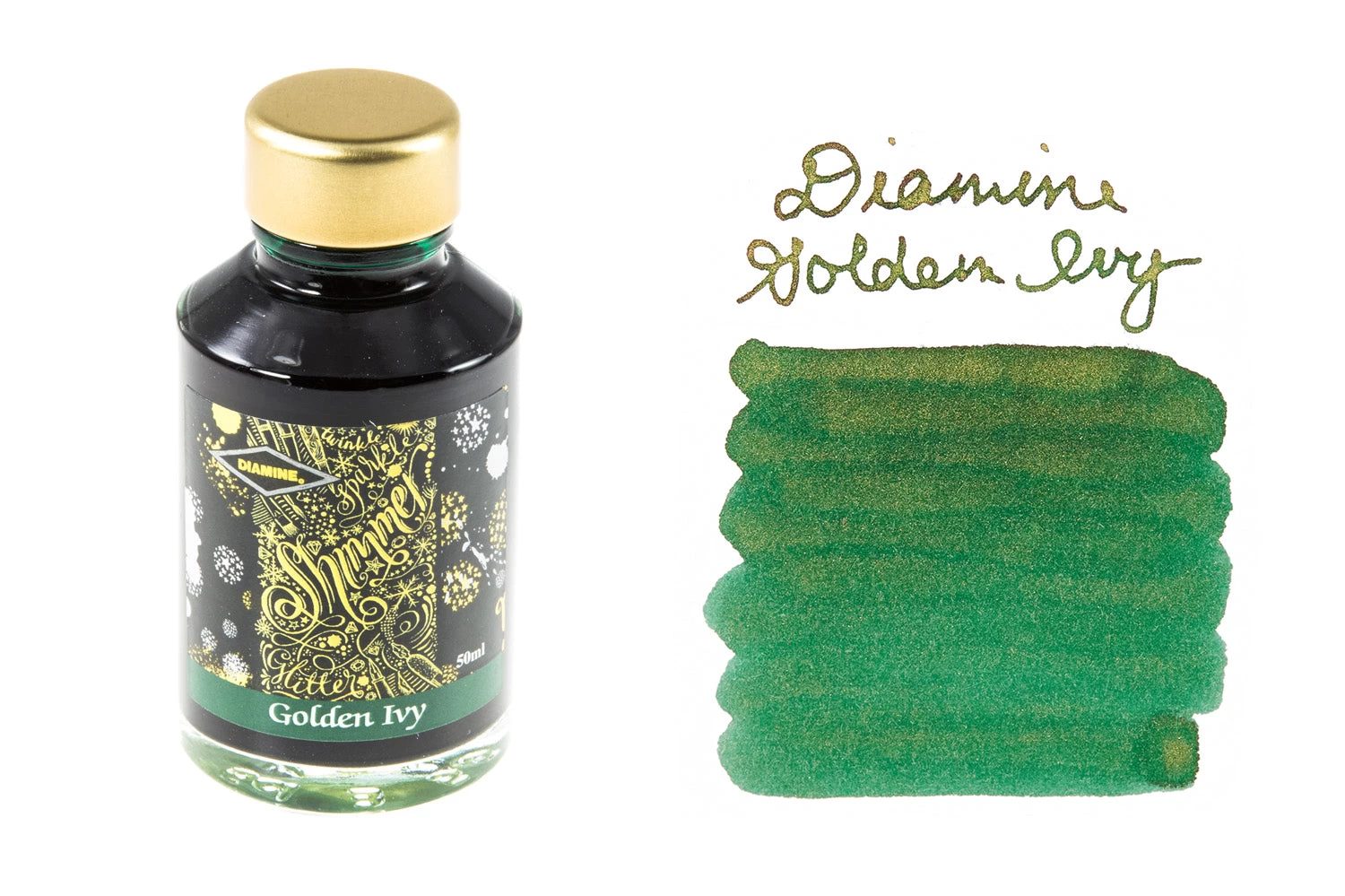 Diamine Golden Ivy - 50ml Bottled Ink 3 Diamine Golden Ivy - 50ml Bottled Ink
