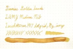 Diamine Golden Sands - Ink Sample -Office Tools Diamine GoldenSands InkReview Leuchtturm1917 80g 1 ec98beac 9962 4b25 bd5a ff47f502a9aa