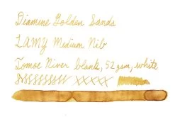 Diamine Golden Sands - Ink Sample -Office Tools Diamine GoldenSands InkReview TomoeRiver 52g 1 fb145c8b 129a 42bd 83fd d55299e34b91