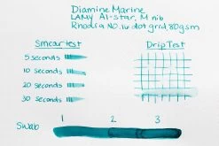 Diamine Marine - 30ml Bottled Ink -Office Tools Diamine Ink Marine Detail 8