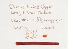 Diamine Ancient Copper - Ink Cartridges -Office Tools Diamine InkReview AncientCopper Leuchtturm1917 80g Ivory d970c4b9 e258 4b76 86ad 7c69f492909d