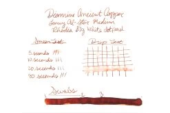 Diamine Ancient Copper - Ink Cartridges -Office Tools Diamine InkReview AncientCopper Rhodia 80g White 7aa9d914 d5ec 4f3f 8c4e 407fa5945124