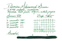 Diamine Sherwood Green - Ink Cartridges -Office Tools Diamine InkReview SherwoodGreen Rhodia 80gsm e0069316 a43b 468c 9d20 325fab893434