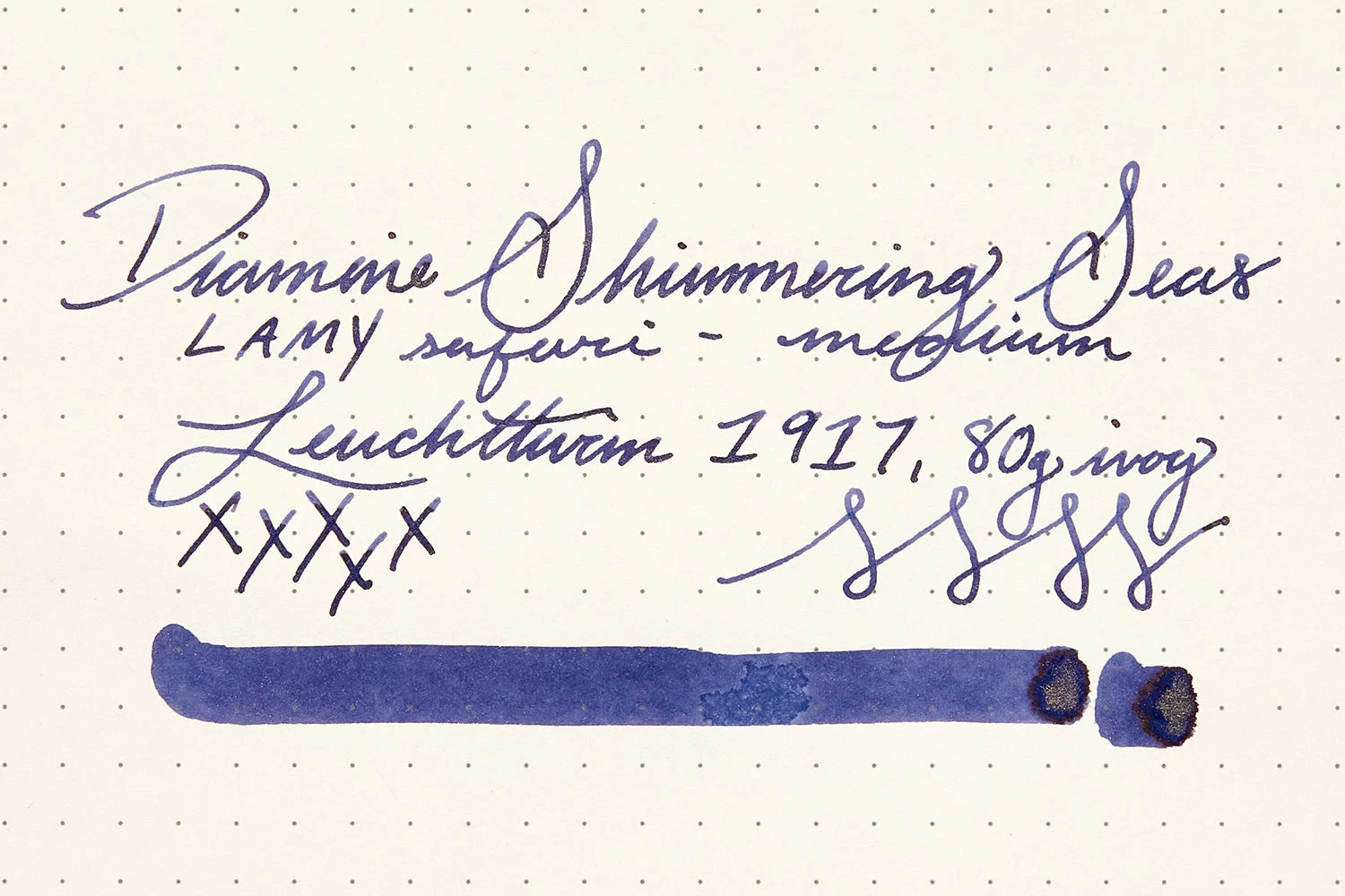 Diamine Shimmering Seas - 2ml Ink Sample 9 Diamine Shimmering Seas - 2ml Ink Sample - Image 7