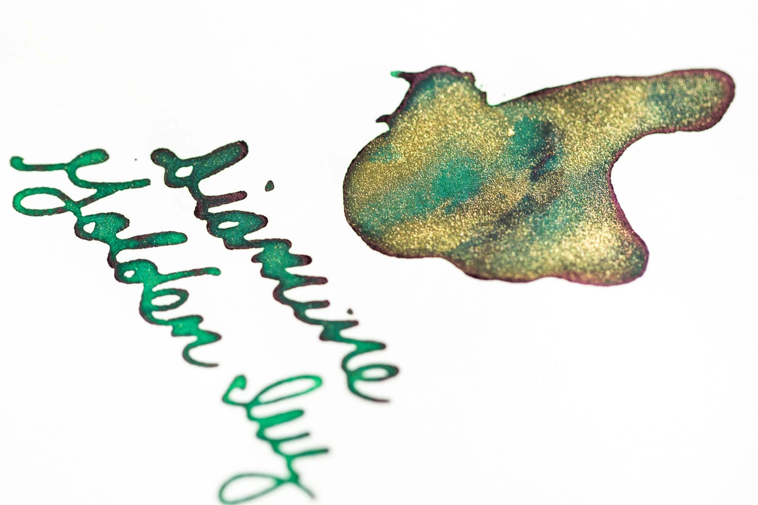 Diamine Golden Ivy - 50ml Bottled Ink 4 Diamine Golden Ivy - 50ml Bottled Ink - Image 2