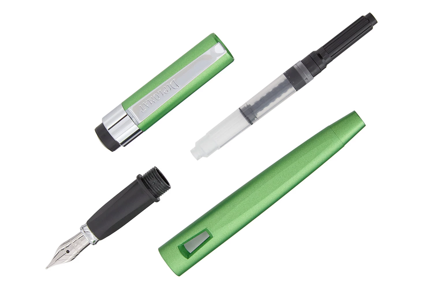 Diplomat Magnum Fountain Pen - Lime Green 5 Diplomat Magnum Fountain Pen - Lime Green - Image 3
