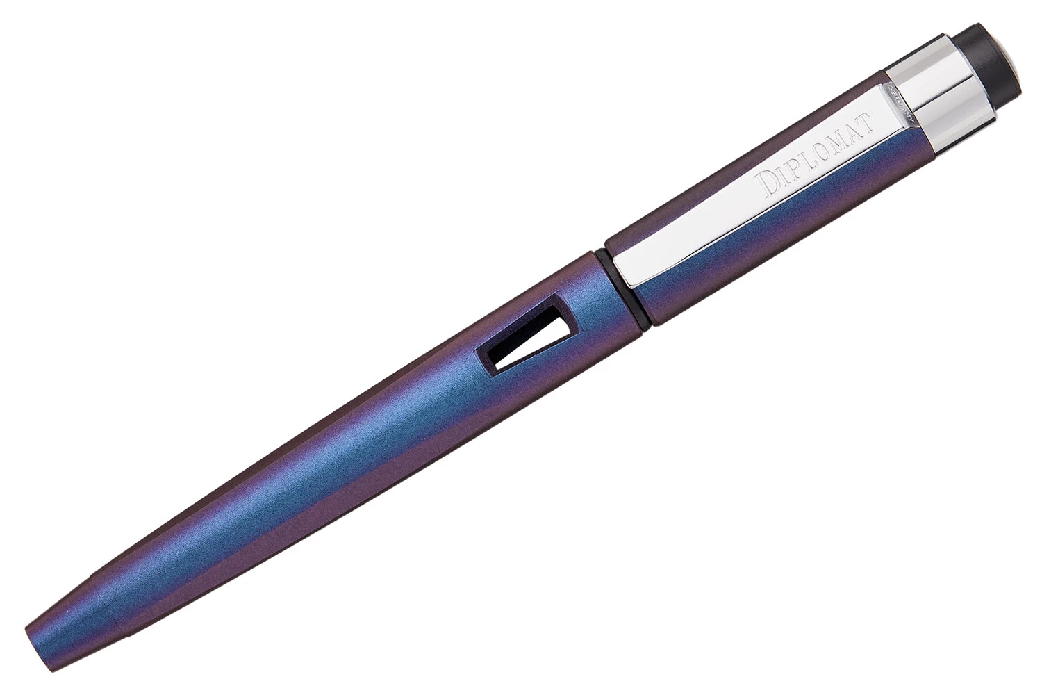 Diplomat Magnum Fountain Pen - Prismatic Purple 4 Diplomat Magnum Fountain Pen - Prismatic Purple - Image 2