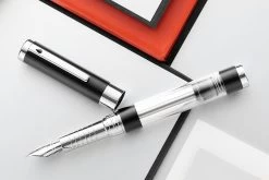 Diplomat Nexus Demo Fountain Pen - Black/Silver