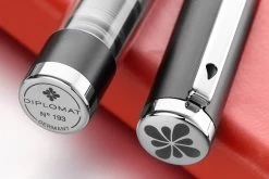 Diplomat Nexus Demo Fountain Pen - Black/Silver -Office Tools Diplomat Nexus Demo Black Chrome 4