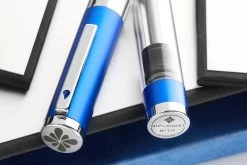 Diplomat Nexus Demo Fountain Pen - Blue/Silver -Office Tools Diplomat Nexus Demo Blue Chrome 4