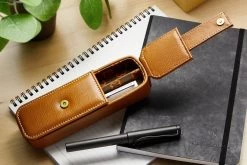 Esterbrook Double Pen Nook - British Tan -Office Tools Esterbrook 2 PenNook BritishTan 3