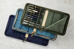 Esterbrook 20 Pen Zipper Canvas Pen Case - Navy -Office Tools Esterbrook Canvas PenCases 20 Group 2 17d0a2ef 20ab 4d37 b03e bd5b335c457a