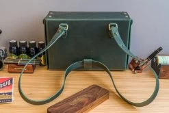 Galen Leather Writer's Medic Bag - Crazy Horse Forest Green -Office Tools GL MedicBag Green stock 5