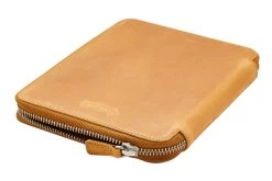 Galen Leather Zippered A5 Notebook Folio - Crazy Horse Honey Ochre -Office Tools GalenLeather A5Folio HoneyOchre OW 4
