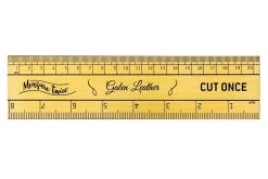 Galen Leather Brass Ruler