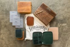 Galen Leather Zippered A5 Notebook Folio - Crazy Horse Forest Green -Office Tools GalenLeather NotebookFolio A5 CrazyHorseGreen 4