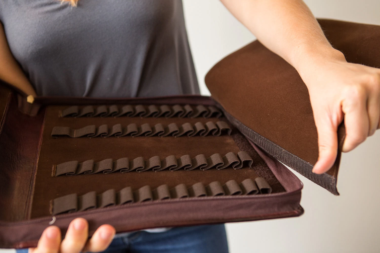 Girologio 48 Pen Case - Oxblood 6 Girologio 48 Pen Case - Oxblood - Image 4