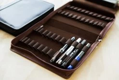 Girologio 24 Pen Case - Brown -Office Tools Girologio Case 24 Brown 8