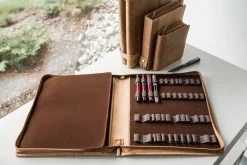 Girologio 48 Pen Case - Saddle -Office Tools Girologio PenCase 48 SaddleTan 3