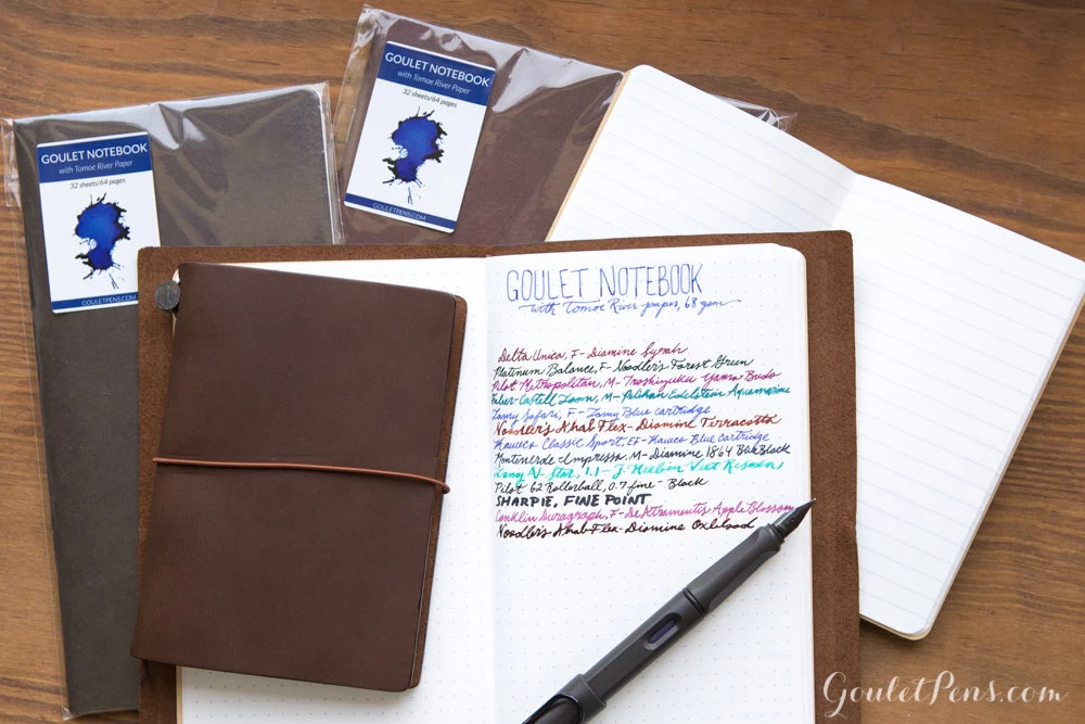 Goulet Notebook W/ 68gsm Tomoe River Paper - Passport TN, Dot Grid 10 Goulet Notebook W/ 68gsm Tomoe River Paper - Passport TN, Dot Grid - Image 8