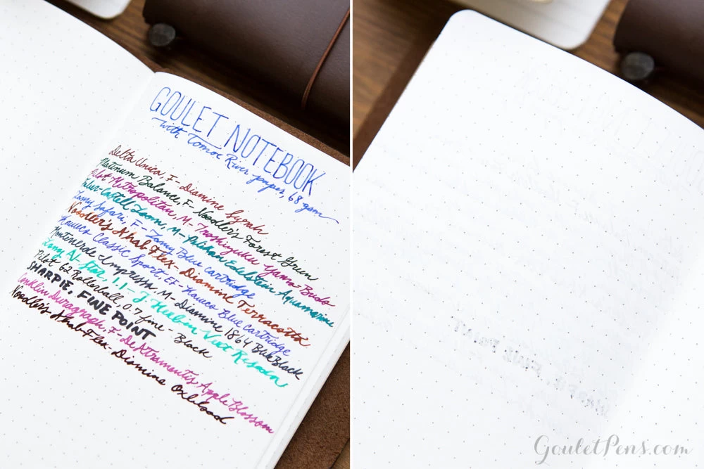 Goulet Notebook W/ 68gsm Tomoe River Paper - Passport TN, Dot Grid 11 Goulet Notebook W/ 68gsm Tomoe River Paper - Passport TN, Dot Grid - Image 9